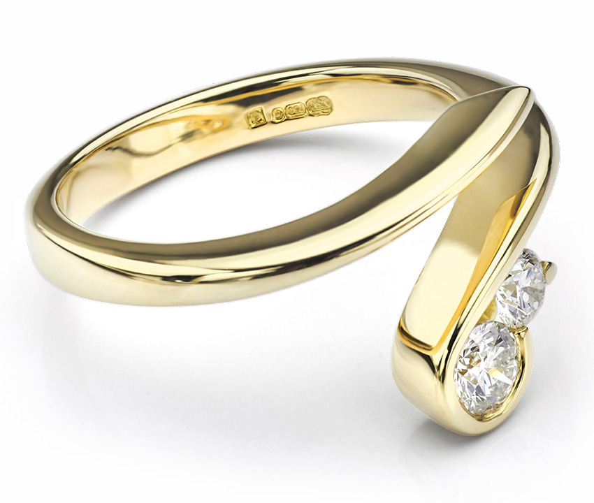 Fairtrade 18ct Yellow Gold Engagement Ring - Serendipity Diamonds