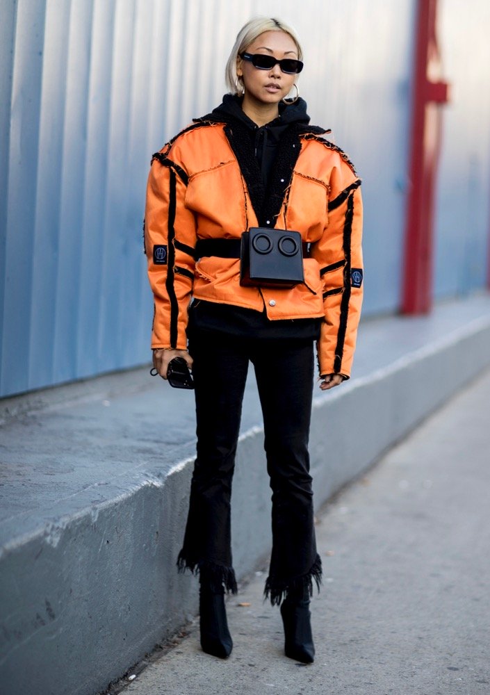 Secure all those layers with a belt bag.