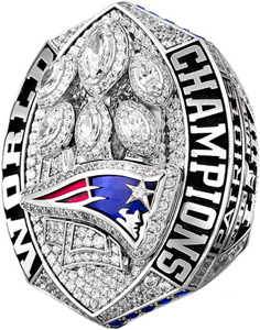 Patriots Super Bowl LIII ring