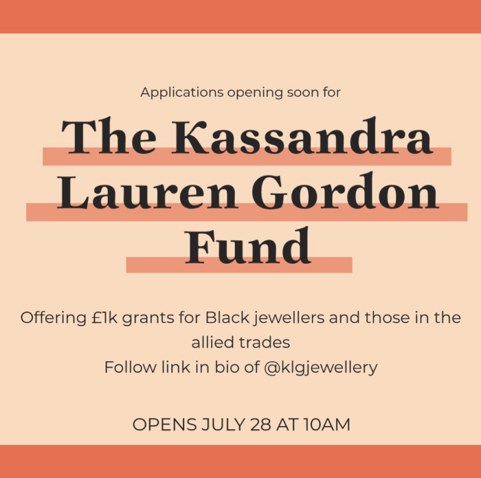 Kassandra Lauren Gordon Fund for Black Jewelers