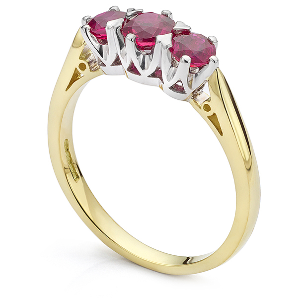 Bespoke Ruby Engagement ring 